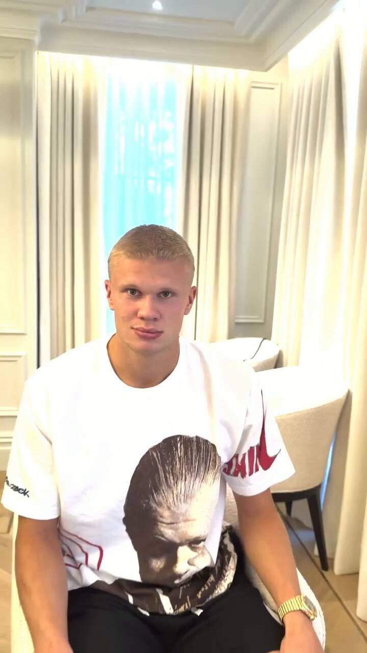 El radical cambio de look de Erling Haaland