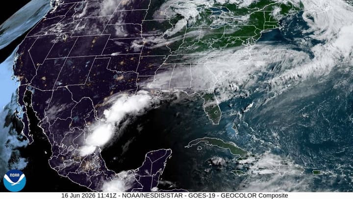Satélite De La NOAA Hoy