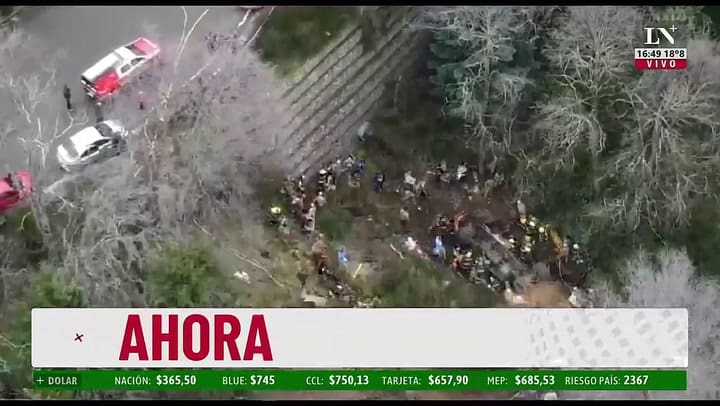 Desbarrancó un camión del Ejército en San Martín de los Andes