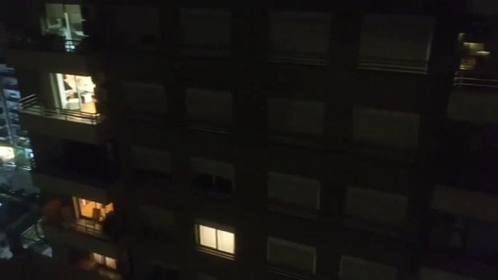 El cacerolazo en Palermo