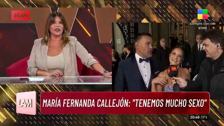 Maria Fernanda Callejon revelo en vivo por que no es parte de LAM