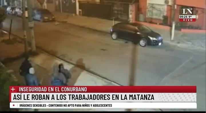 Robos a trabajadores en las paradas de colectivo de La Matanza