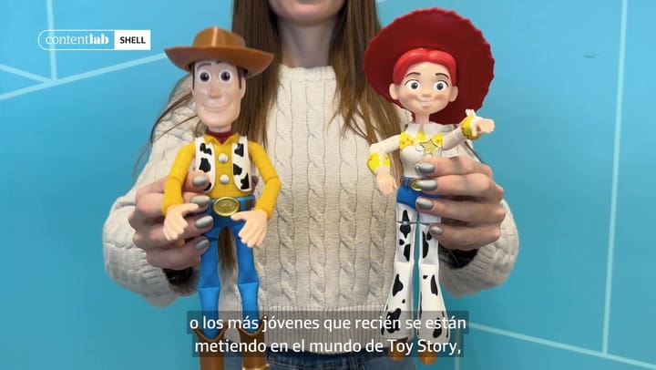 Shell en la avant premiere de Toy Story 5