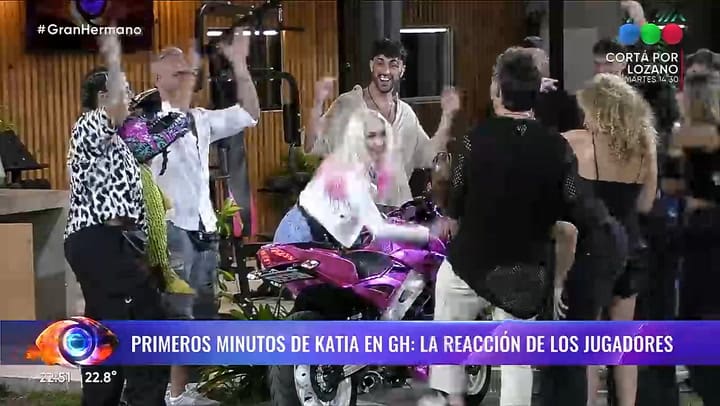 Asi fue el ingreso de Katia a la casa de Gran Hermano