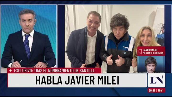 Milei defendió a Adorni tras la renuncia y explicó cómo designó a su sucesor