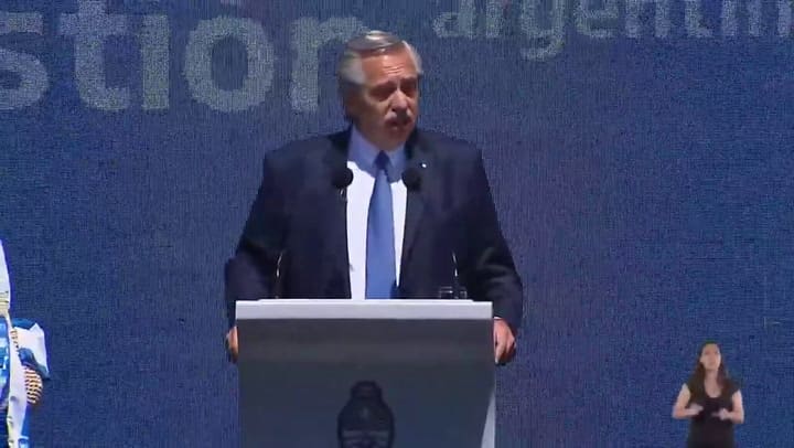 Alberto Fernández celebró tres años de su gestión