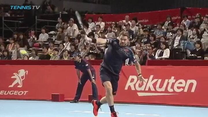 ATP 500 de China: la clase de revés de Stan Wawrinka - Fuente: Tennis TV