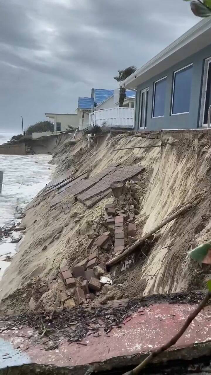 En Daytona Beach apenas se recuperaban del huracán Ian y sufrieron la tormenta tropical Nicole