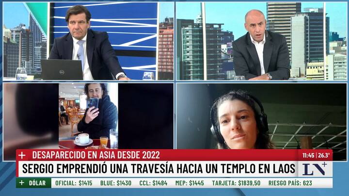Eliana, la hija de Sergio Vaca en dialogo con LN+
