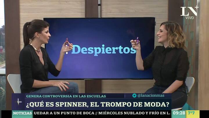 Qué es el spinner, el trompo de moda - Martina Rua en Más Despiertos