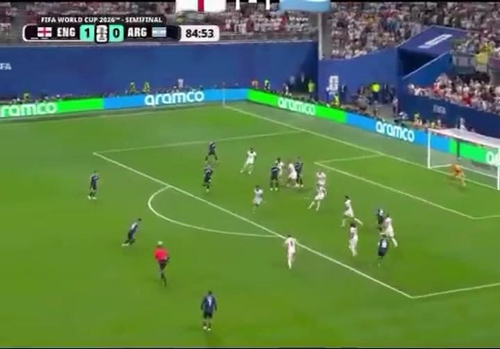 “Siempre encuentran una forma”: El relato inglés del primer gol de Argentina
