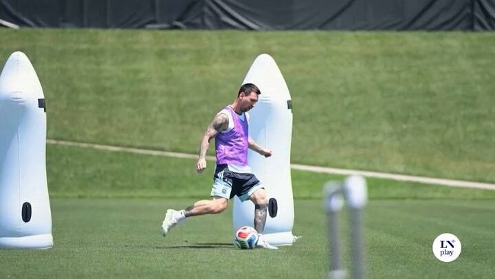Entrenamiento Selección Argentina en Kansas City