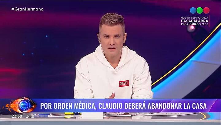 Santiago del Moro confirmo la salida de Claudio de Gran Hermano
