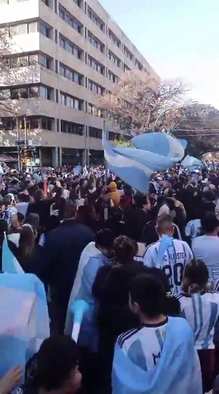 Los hinchas argentinos dejan todo por el equipo