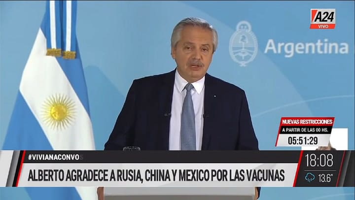 Viviana Canosa se enojó con Alberto Fernández