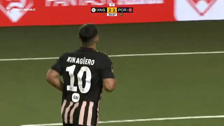 Kings League: el Kun Agüero volvió a jugar