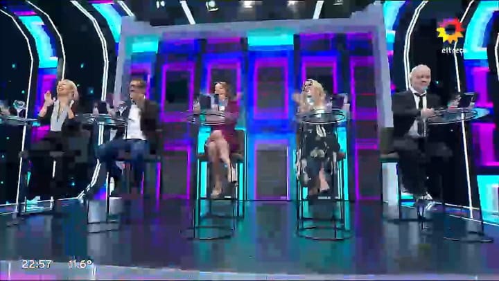 Evangelina Anderson puso a bailar a todos en Los 8 escalones