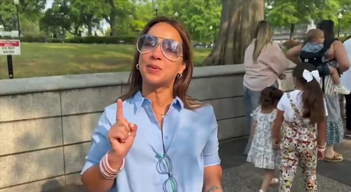 Así fue el recorrido de Adamari López en la Casa Blanca