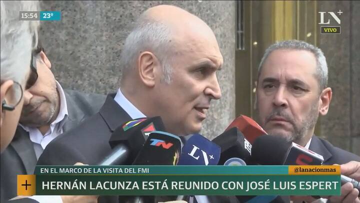 Habló Espert tras su reunión con el ministro Lacunza