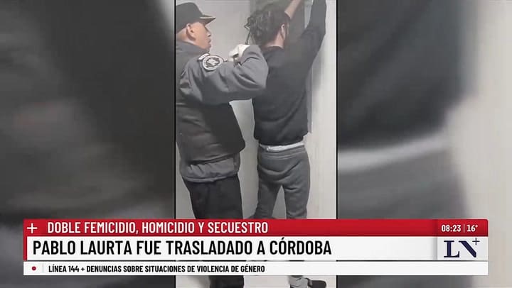 Pablo Laurta fue trasladado a Cordoba