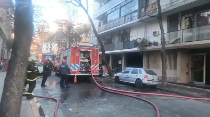 Las llamas fueron controladas