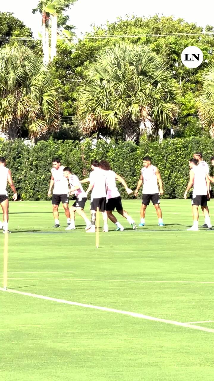 El entrenamiento de Lionel Messi en el Inter Miami