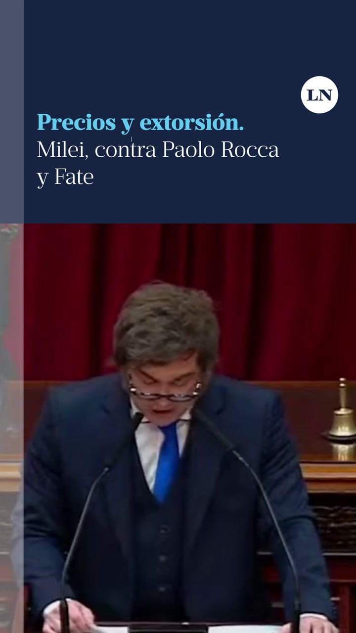 Precios y extorsión: Milei, contra Paolo Rocca y Fate