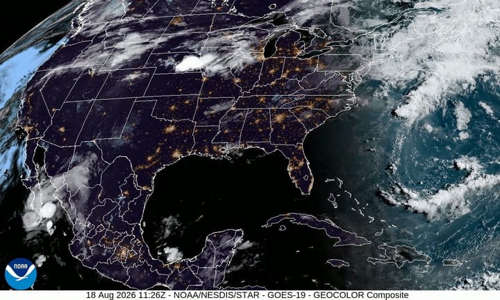 Satélite De La NOAA Hoy