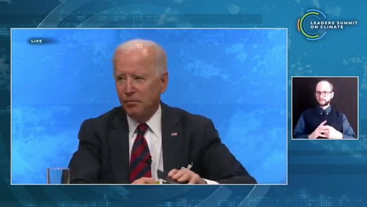 La razón por la que Biden se retiró de la cumbre climática antes del discurso de Alberto Fernández