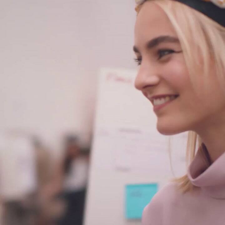 Backstage del desfile de Chanel