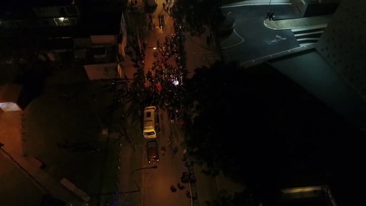 Así se ve el casamiento de Messi y Antonela, de noche y desde el drone de La Nación