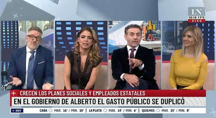 Tuve un baño de agresión'. Novaresio recordó su cruce con Ofelia Fernández en PH