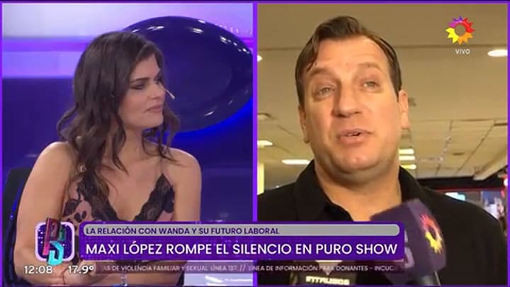 Maxi López habló con la prensa al llegar a la Argentina