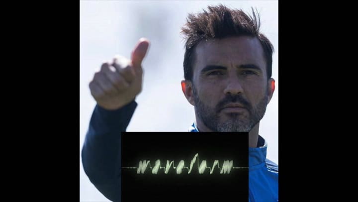 Cubero se emocionó hablando en la radio