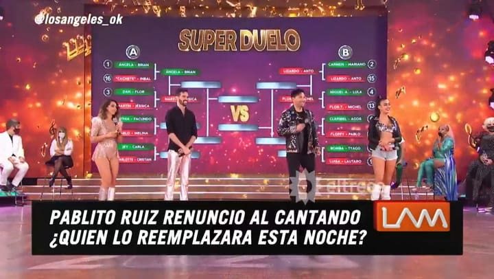 Pablo Ruiz renunció a Cantando 2020: 'No estoy para esto' - Fuente: eltrece