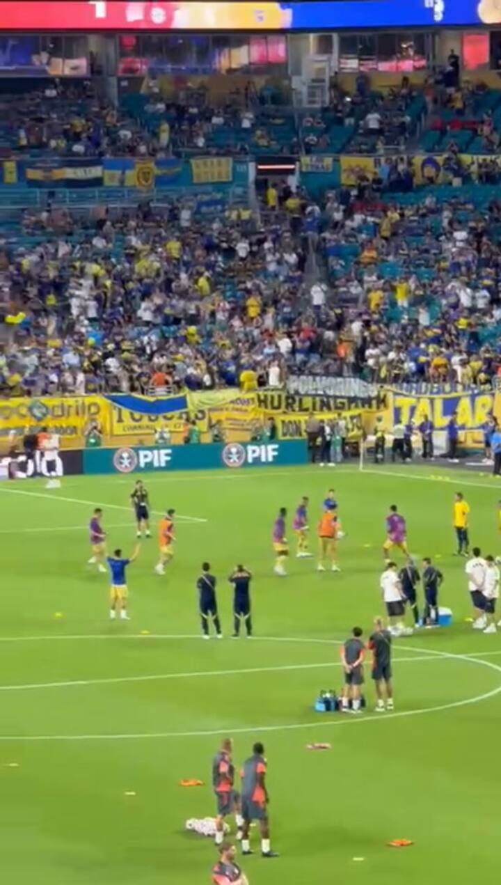 Boca-Bayern Munich: los equipos entran en calor