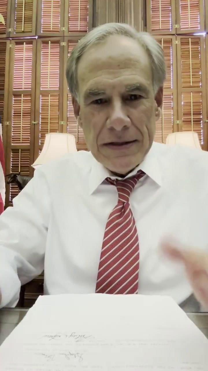 Greg Abbott anunció la firma de la nueva ley de Texas que cambia los mapas