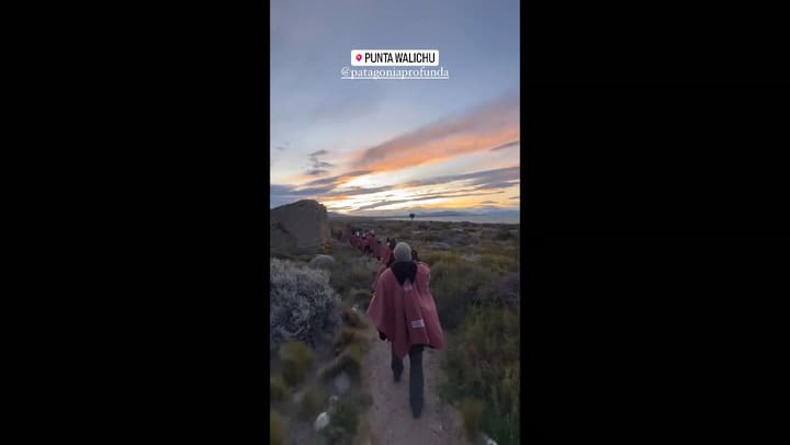 Jimena Barón y su novio realizaron un viaje al sur del país
