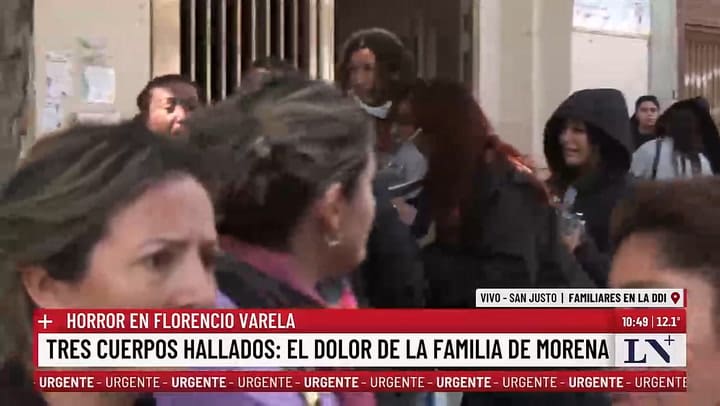 El dolor de las familias de las chicas de La Matanza