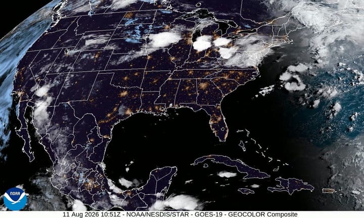 Satélite De La NOAA Hoy
