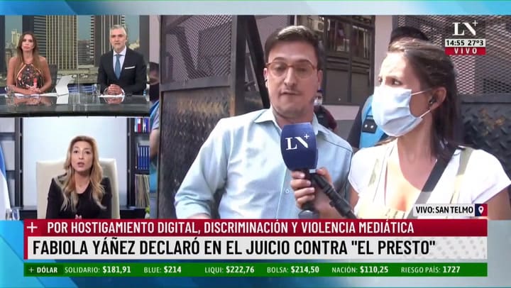 Fabiola Yáñez declaró en el juicio contra 'El Presto'
