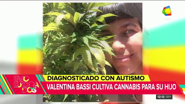 Valentina Bassi cultiva cannabis para su hijo con autismo - Fuente: América tv