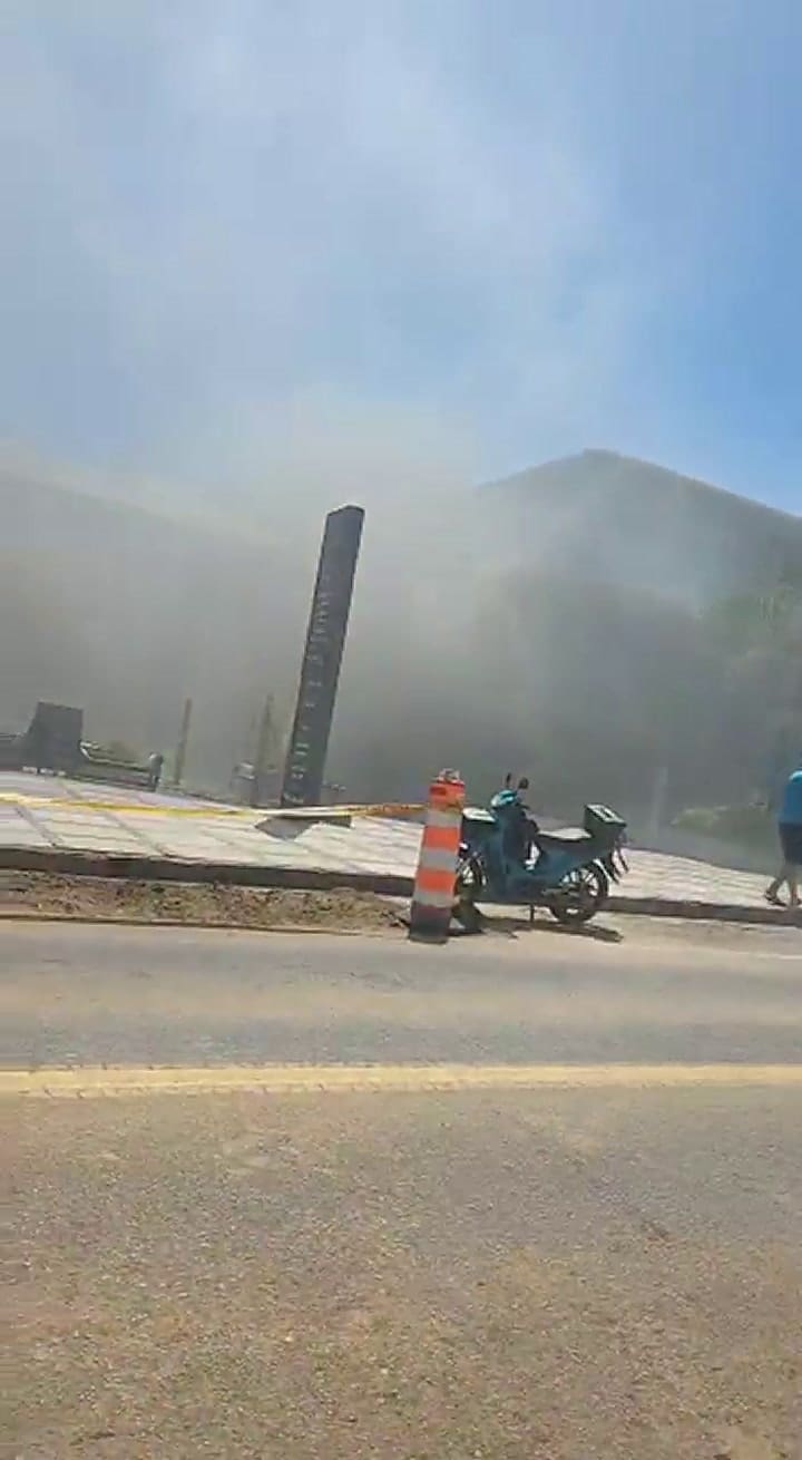 Incendio en el shopping Oh! La Barra