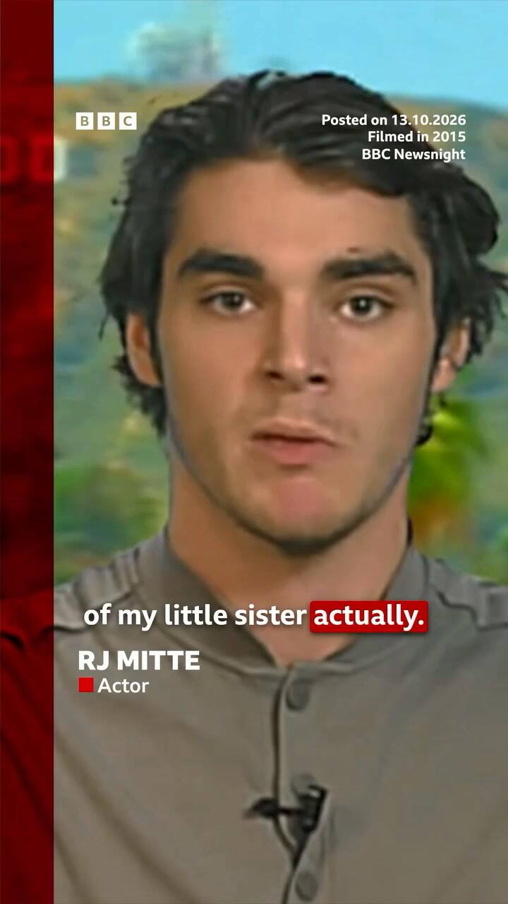 La profunda reflexión de RJ Mitte (Video: BBC)
