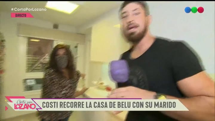 Belu Lucius abrió las puertas de su casa y mostró su cocina - Fuente: Telefe