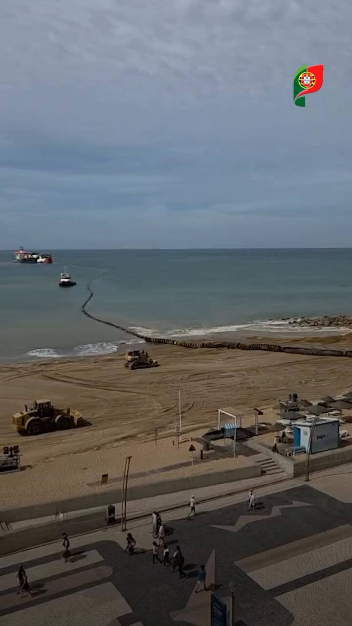 El Ministerio de Ambiente y Energía de Portugal impulsó una obra para salvar la playa de Loulé