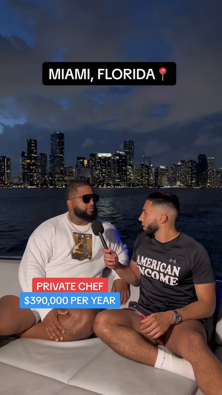 Un reconocido chef privado reveló su salario anual trabajando para la élite de Miami