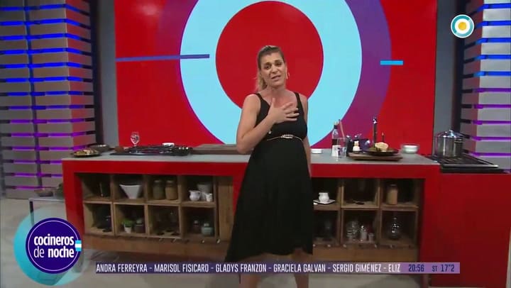 La emotiva despedida de Eugenia Tobal de Cocineros de Noche - Gentileza: TV Pública