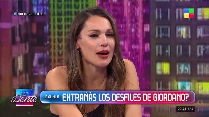 Pampita contó el día que le robaron un corpiño antes de un desfile