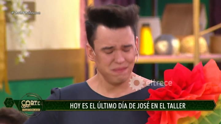 La despedida de José de Corte y confección - Fuente: eltrece